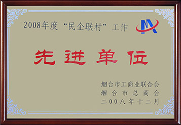 2008年煙臺市民企聯村工作先進單位